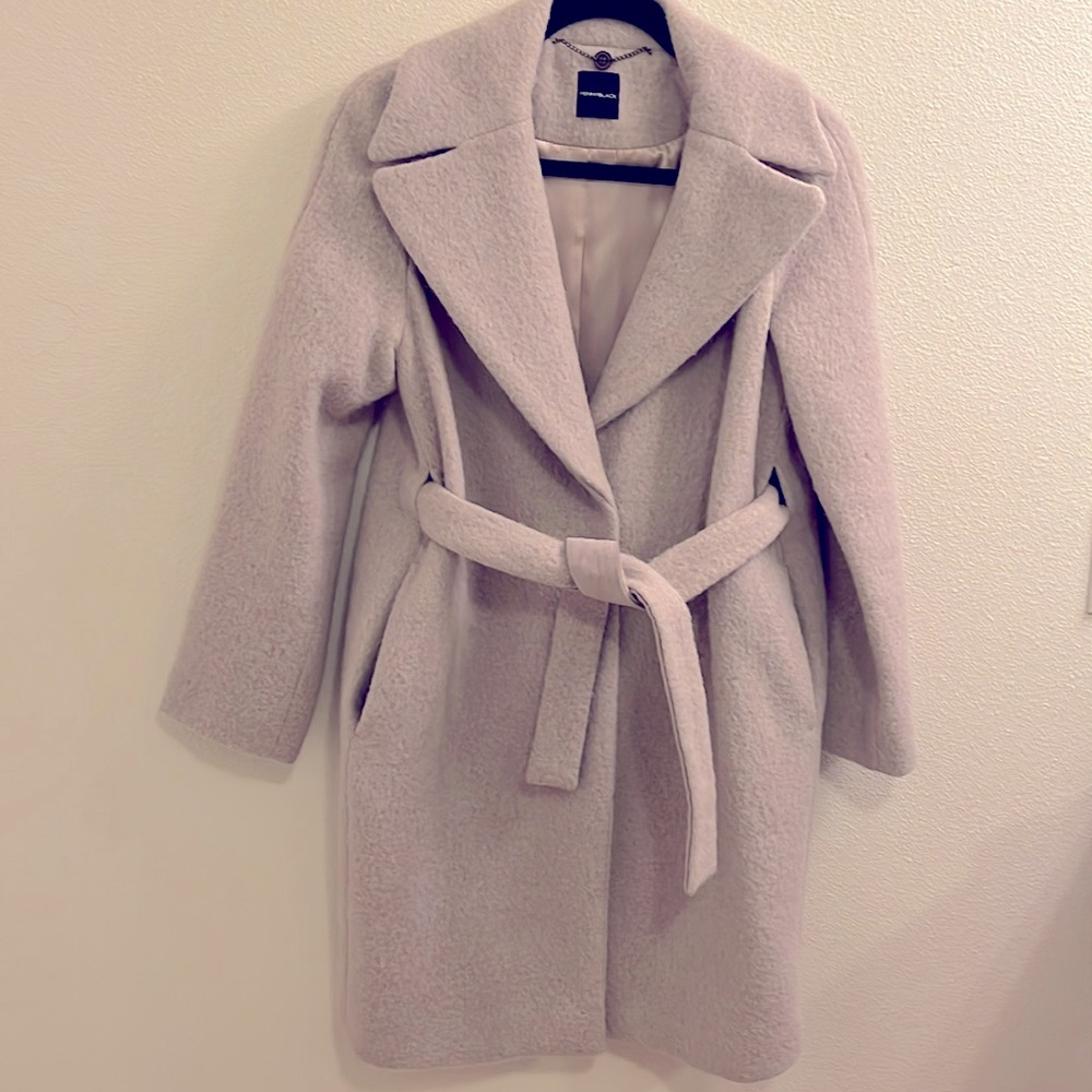 Belted Midi Wool Coat